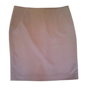 Elie Tahari Brown Tonal Pinstripe Knee Length Skirt Size 10/Medium